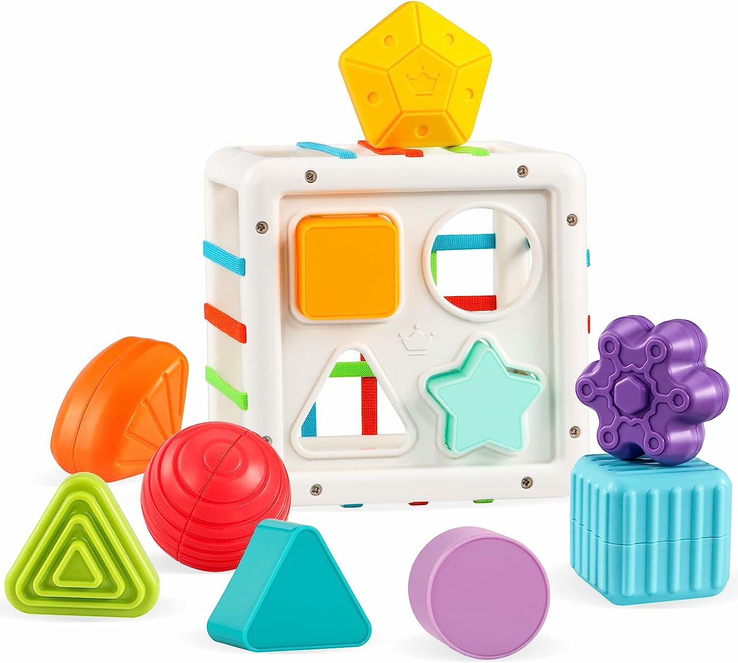 Shape Sorter for 1 Year Old Montessori Toys for 1 2 Ye