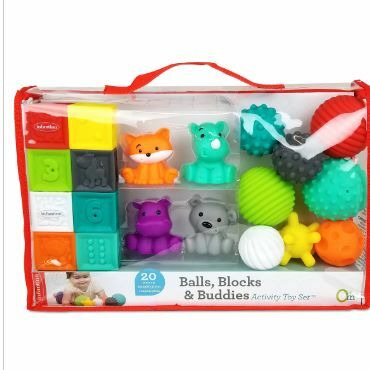 INFANTINO 多種質感玩偶豪華套裝