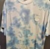 [S] LIFEWORK TIE DYE PATTERN SHORT SLEEVE T-SHIRT,BLUE, LW232TS601-1-24 [FINAL SALE] (SLW219)
