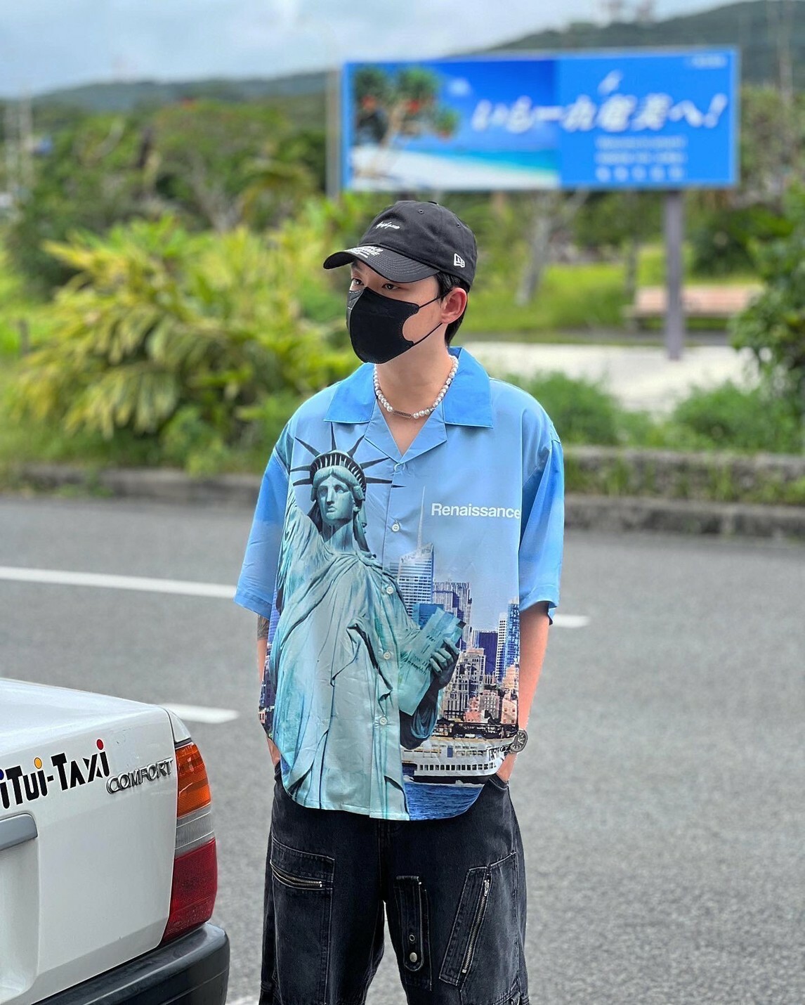 RENAISSANCE 城市限定款 自由女神 古巴領 襯衫 短袖 ‘’ Statue of Liberty Shirt ‘’