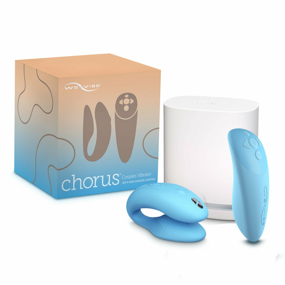 We-Vibe Chorus 手機遙控情侶共震器 (紫色/粉紅色/粉藍色/橙色/宇宙藍色)