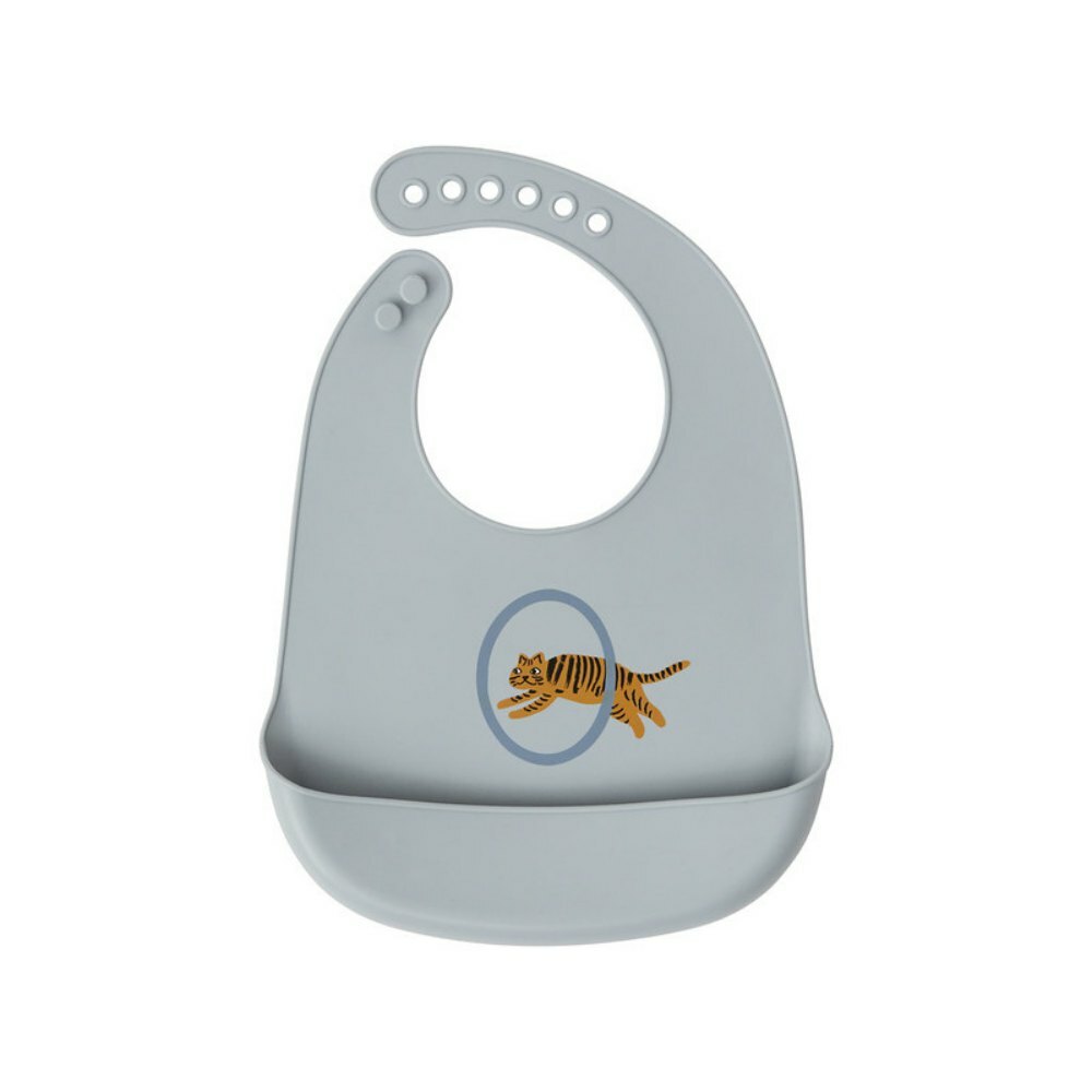 OYOY 矽膠圍兜2入組 / 跳跳虎