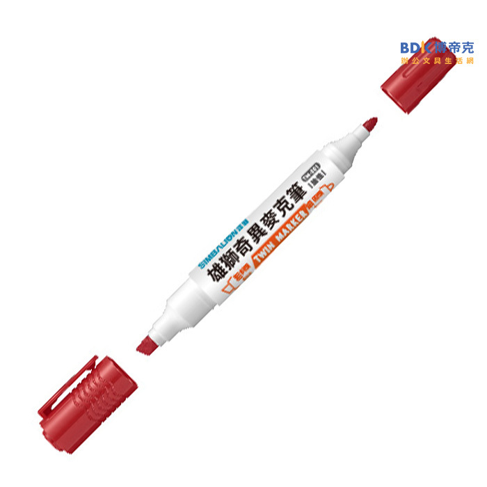 雄獅鉛筆 SIMBALION 雄獅雙頭奇異麥克筆 TM-001 紅藍黑