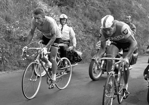 1964 年雷蒙德·普利多 (Raymond Poulidor) 和雅克·安奎蒂爾 (Jacques Anquetil) 之間上演14秒之差的生死決鬥的戰場