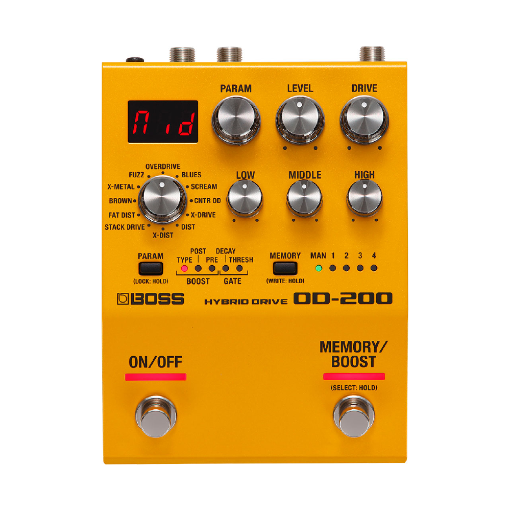 BOSS BOSS / OD-200 破音效果器 — 三峽效果器｜YA! 玩音樂