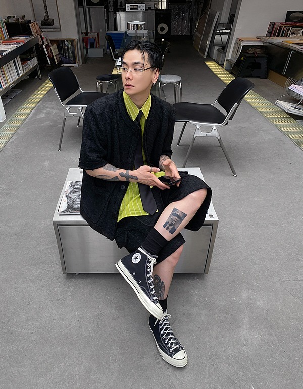 粗花呢小香寬鬆短袖夾克