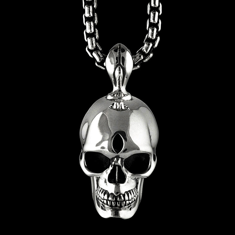 BN Pendant: Third Eye- BN Hooks & Rounded Venetian Box Chain