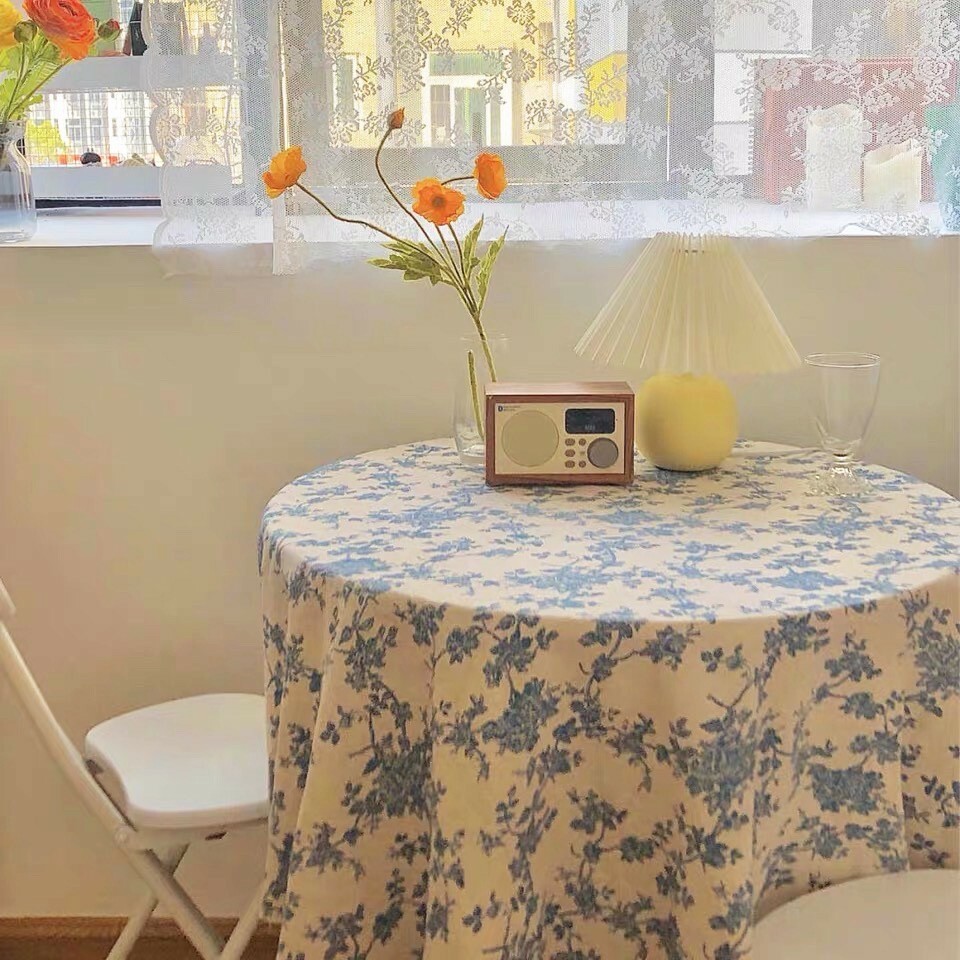 碎花棉麻桌布