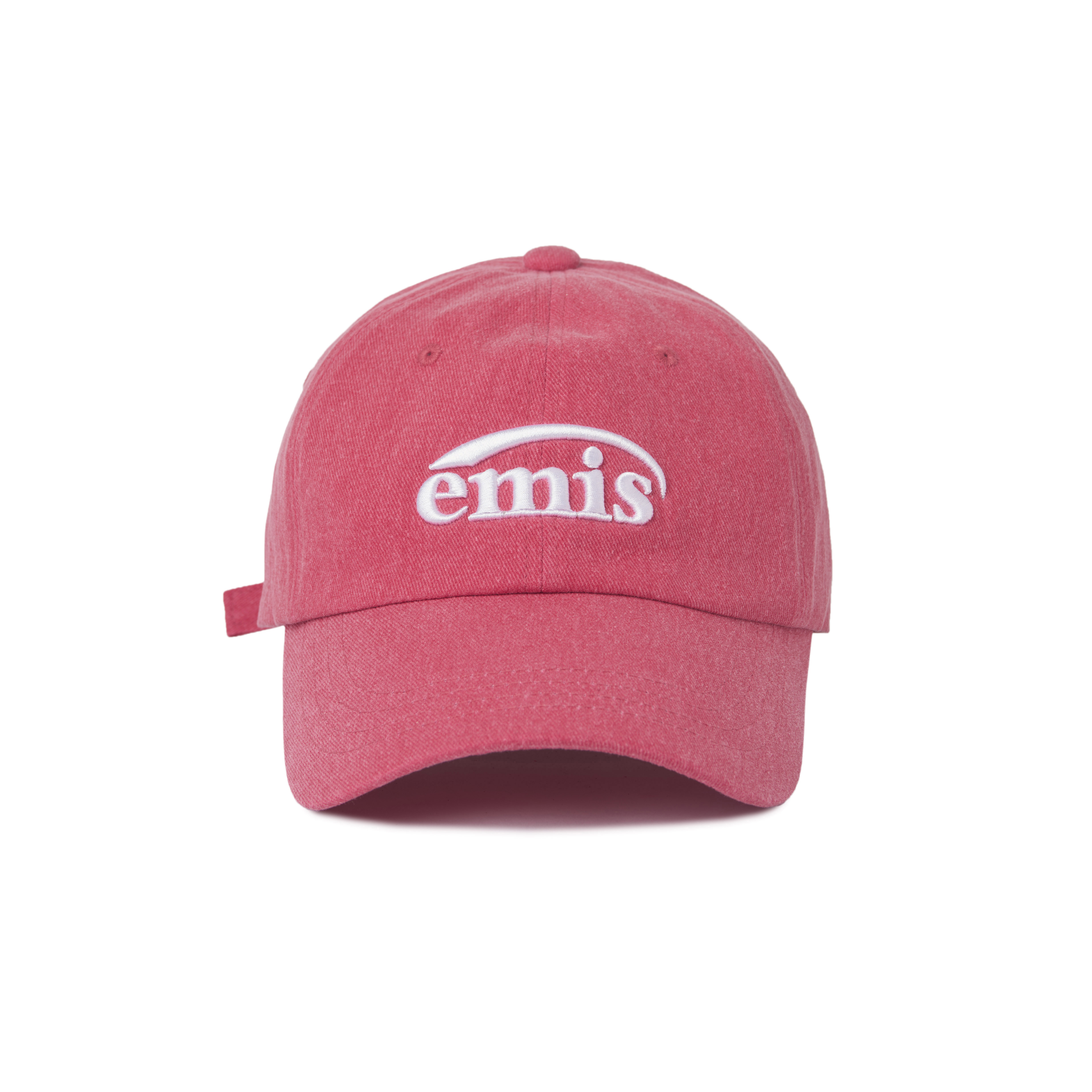 【EMIS】NEW LOGO PIGMENT BALL CAP-PINK NEW LOGO PIGMENT BALL CAP-RED - EMIS