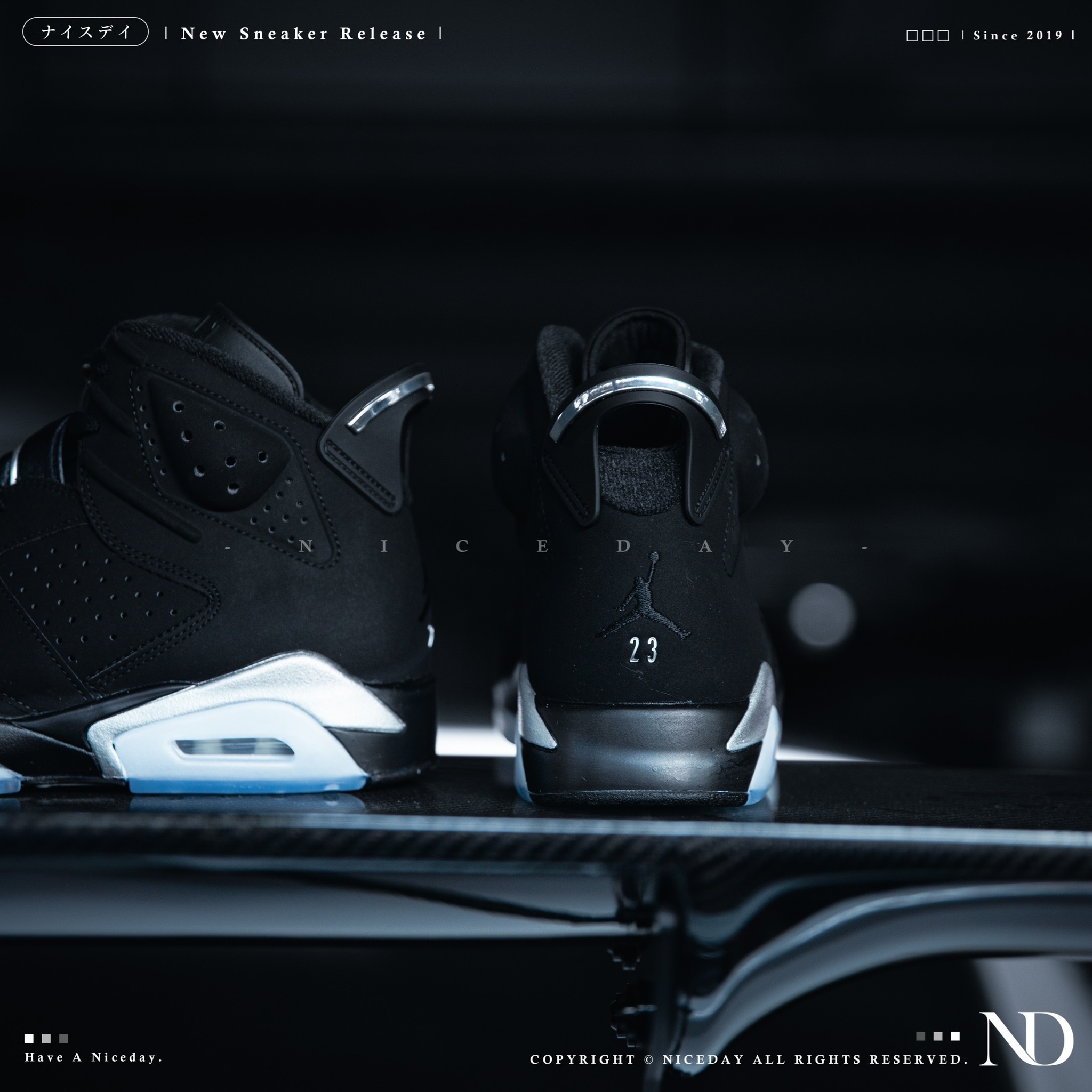 Niceday 代購 Air Jordan 6 Metallic Silver 喬丹 六代 黑銀 DX2836-001