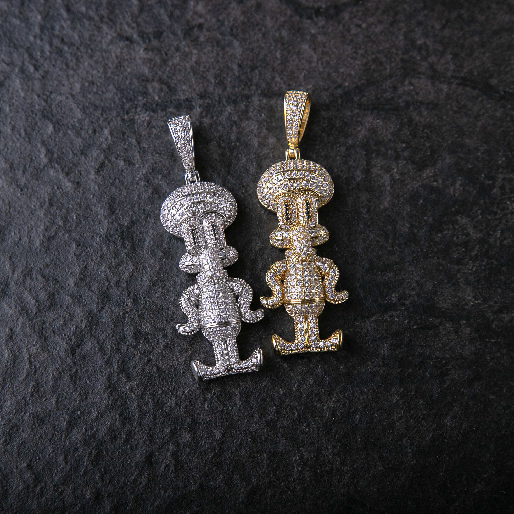 翻完滿鑲章魚哥墜飾