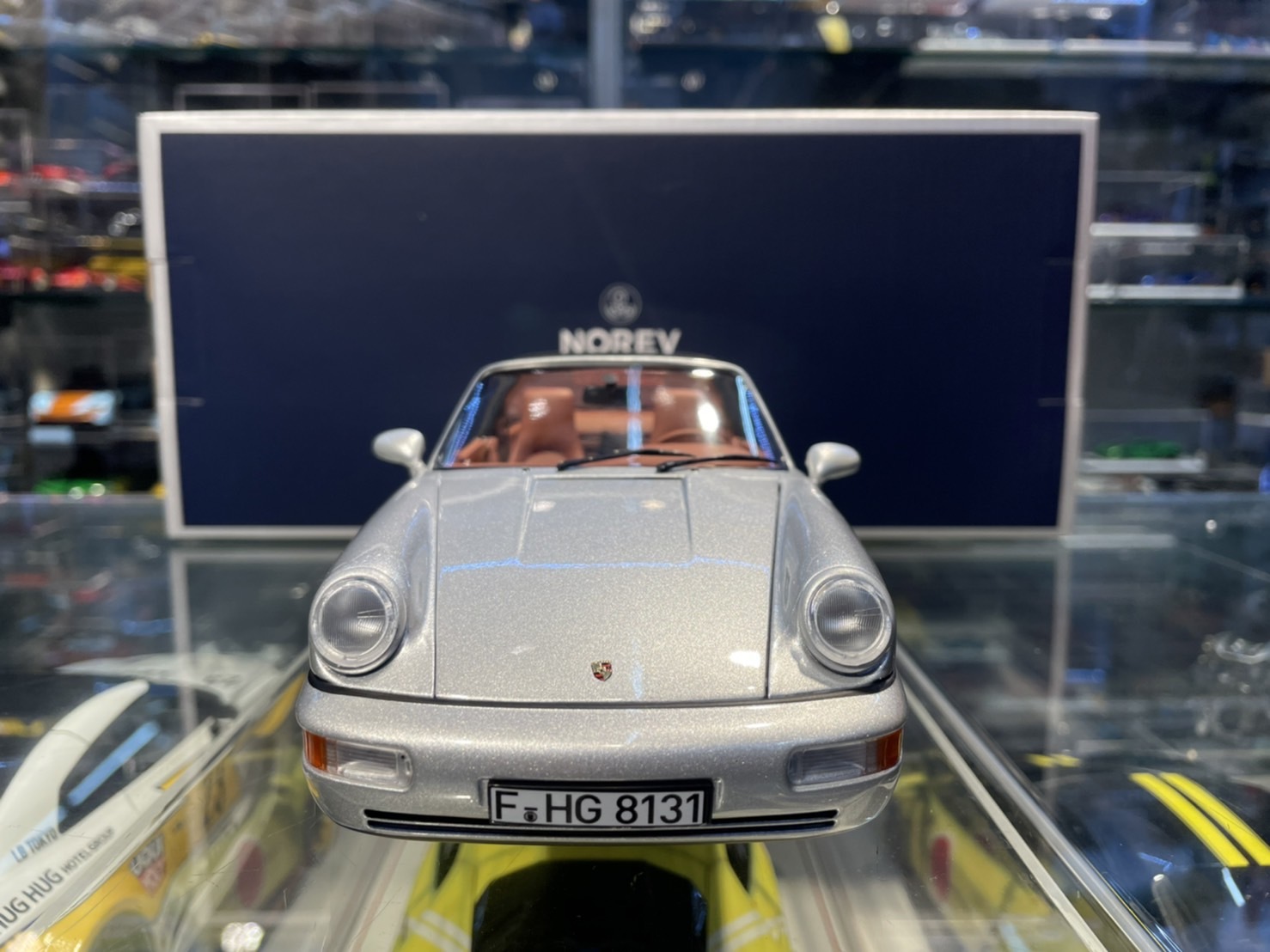 NOREV 187342 Porsche 964 Carrera 4 targa Silver 1/18
