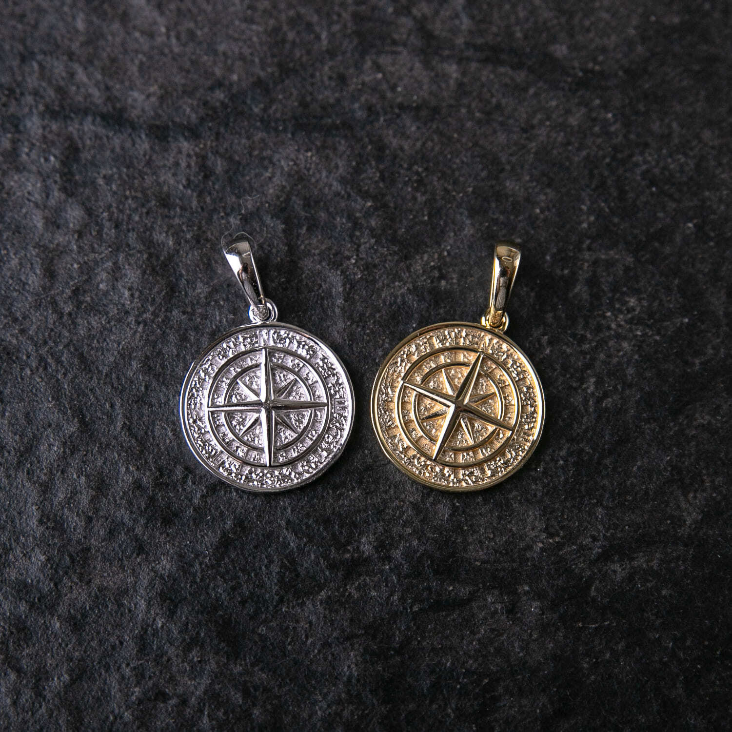 925純銀羅盤墜飾