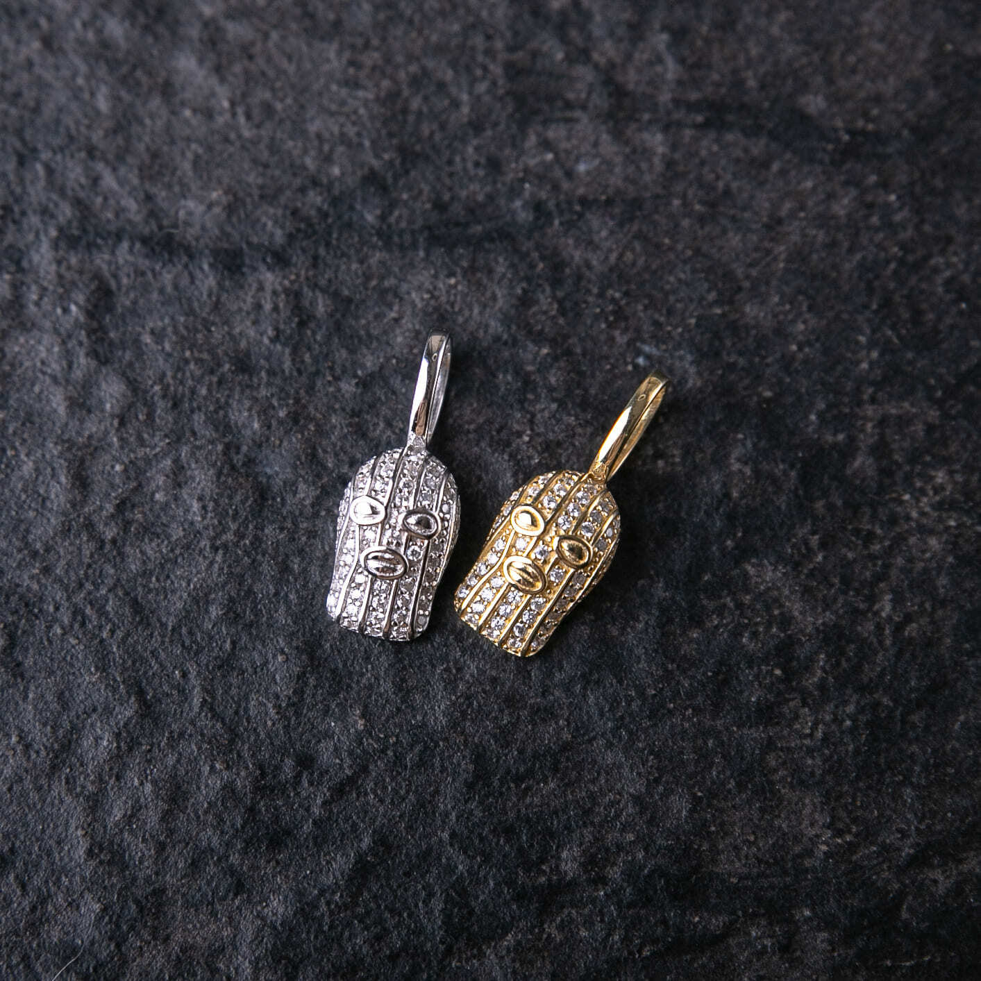 925純銀匪幫面罩墜飾