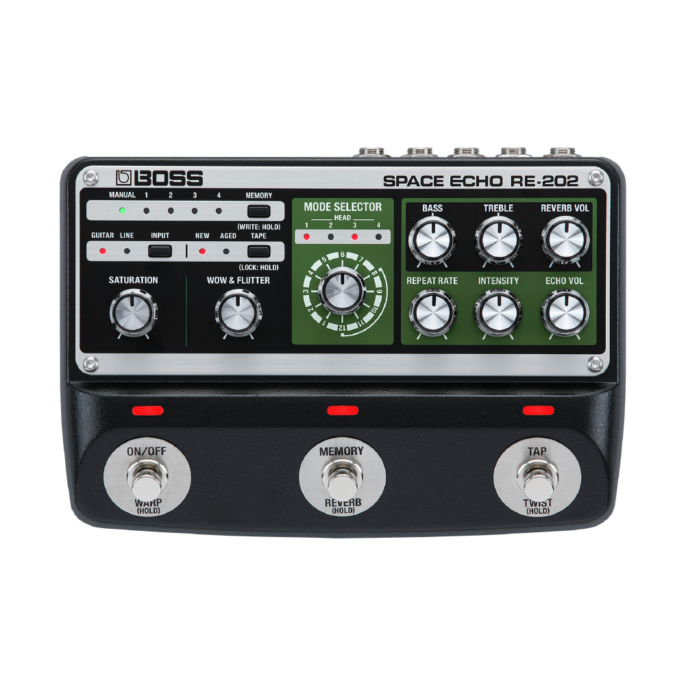 BOSS BOSS / RE-202 空間回聲效果器(Space Echo) — 三峽效果器｜YA! 玩音樂