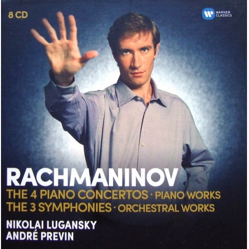 Rachmaninov / Nikolai Lugansky, André Previn ‎– The 4 Piano Concertos • Piano Works • The 3 Symphonies • Orchestral Work CD