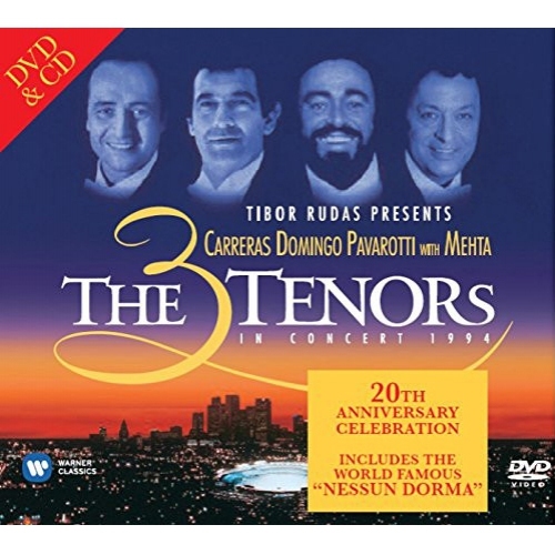 Carreras, Domingo, Pavarotti With Mehta ‎– The 3 Tenors In Concert 1994 CD+DVD