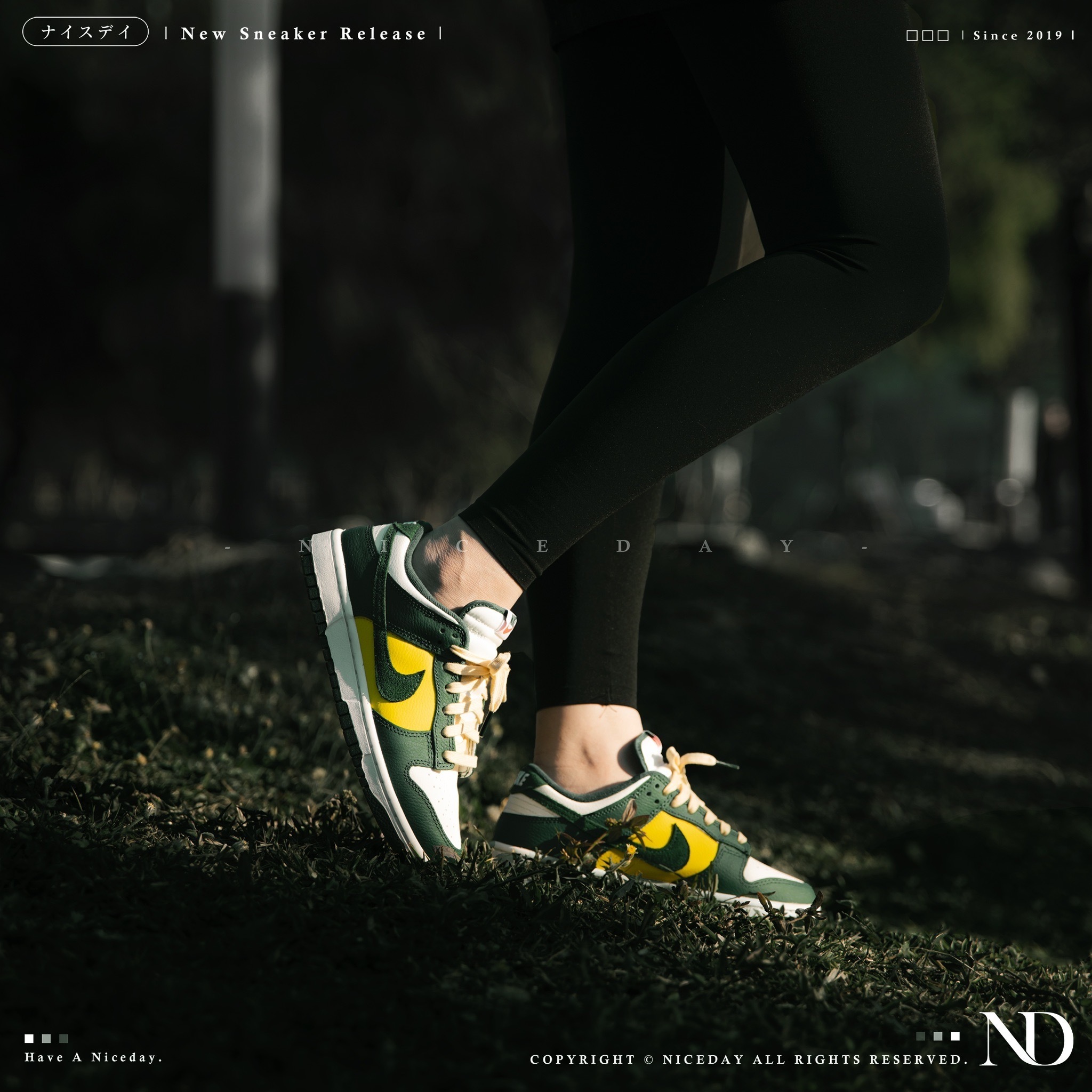 NICEDAY 現貨 NIKE DUNK LOW Noble Green 黃綠 男女 FD0350-133