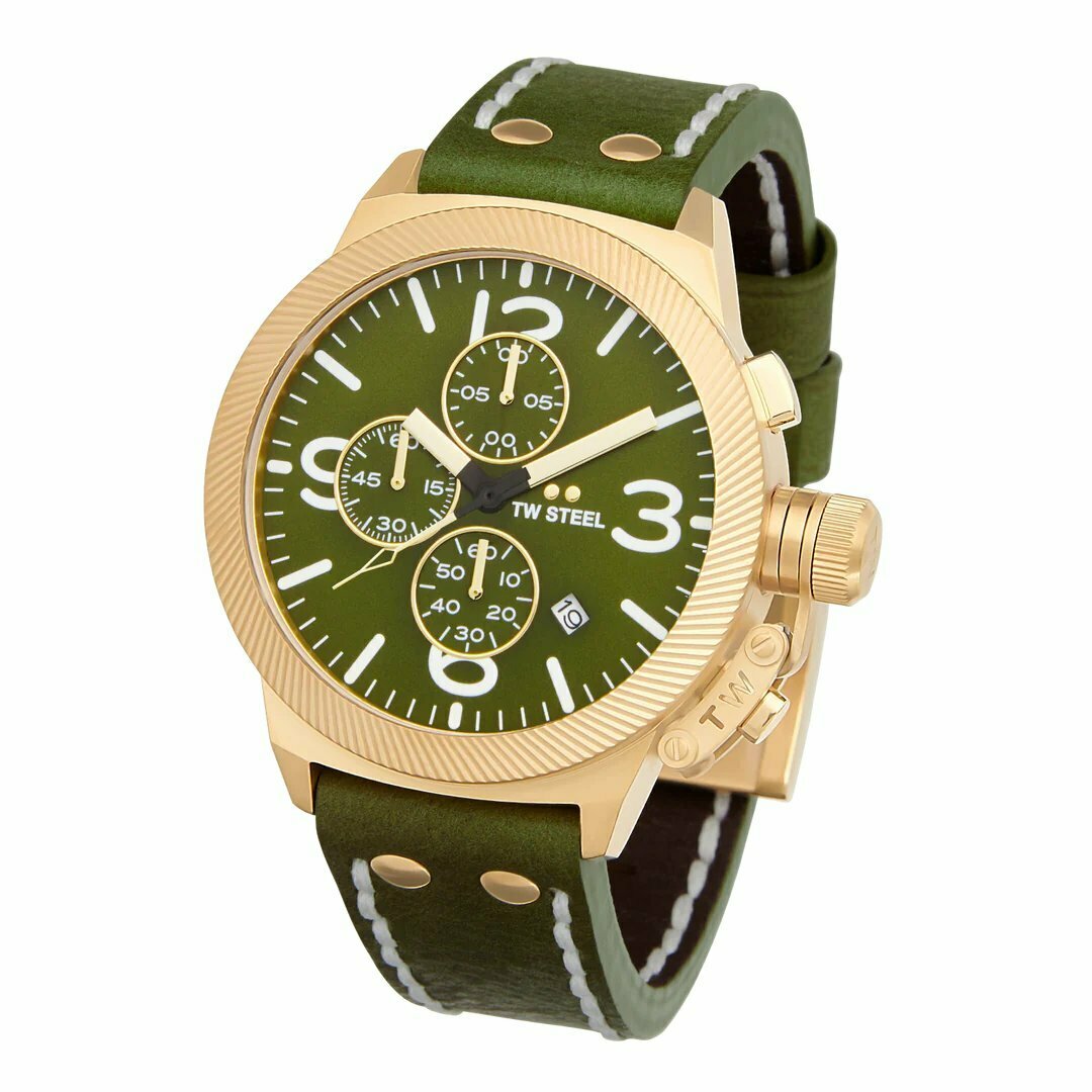 CANTEEN系列｜金色綠面計時碼錶