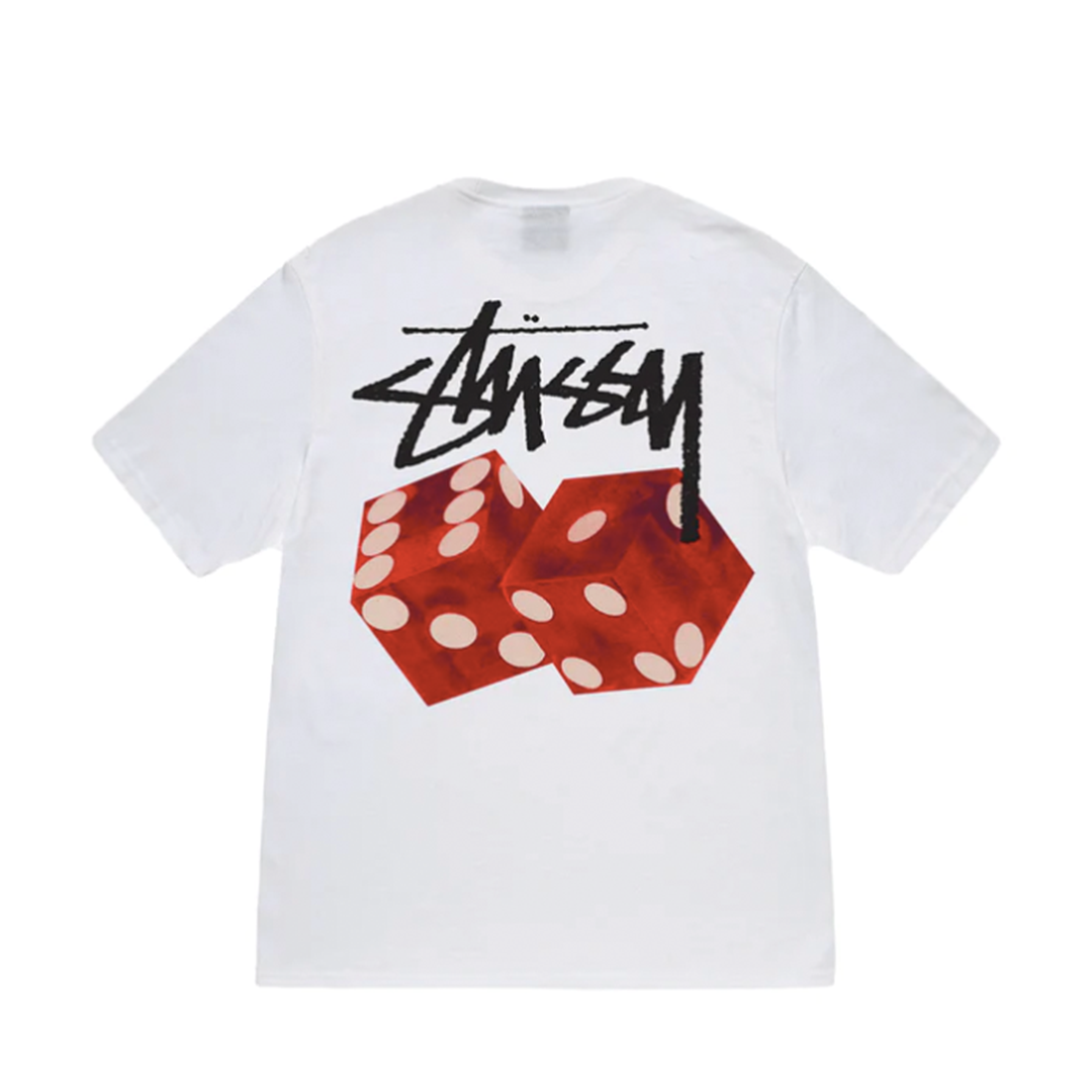 Stussy Diced Out Tee 骰子短T 白色| FLOMMARKET