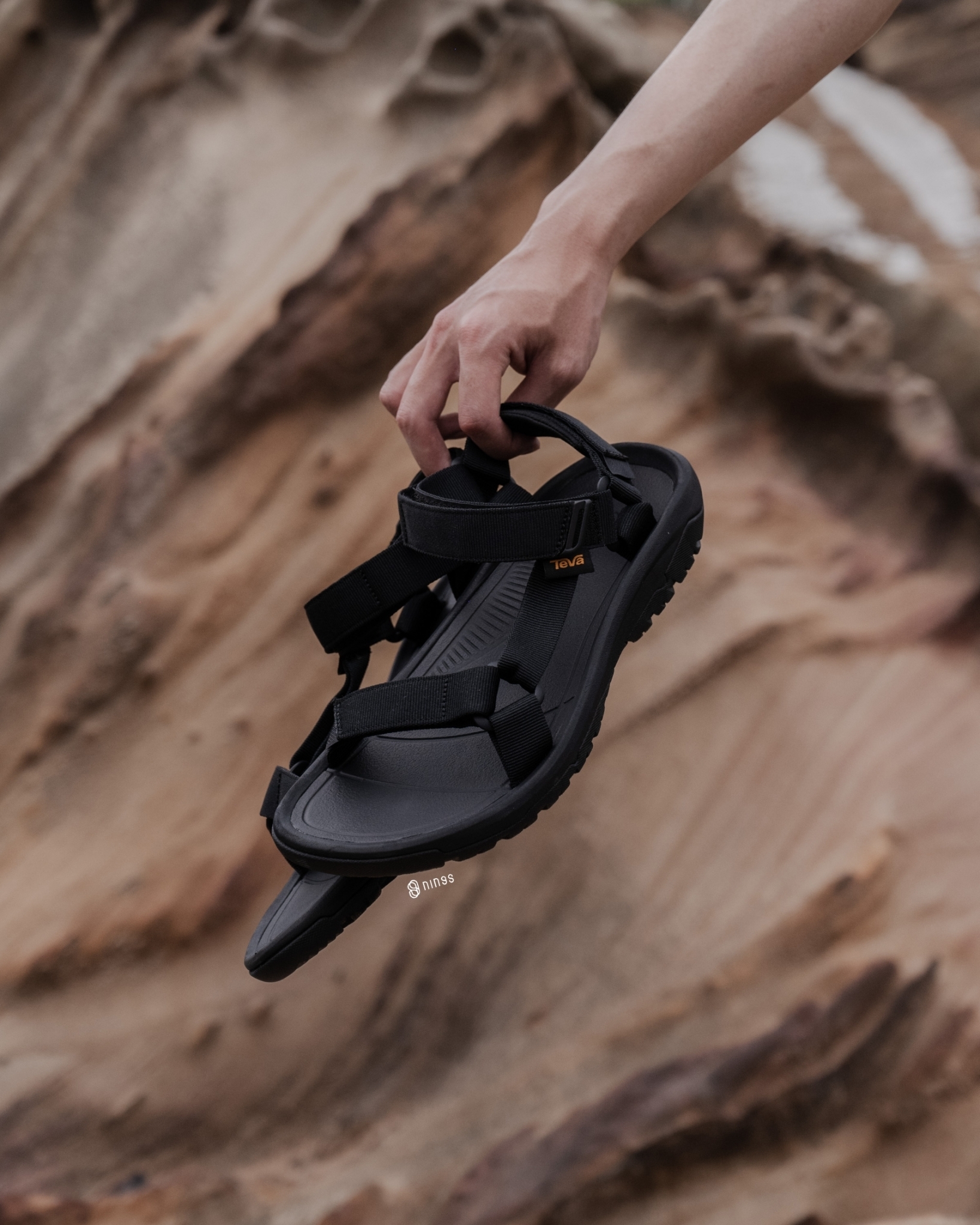 TEVA M HURRICANE XLT 2 織帶黑色涼鞋1019234-BLK