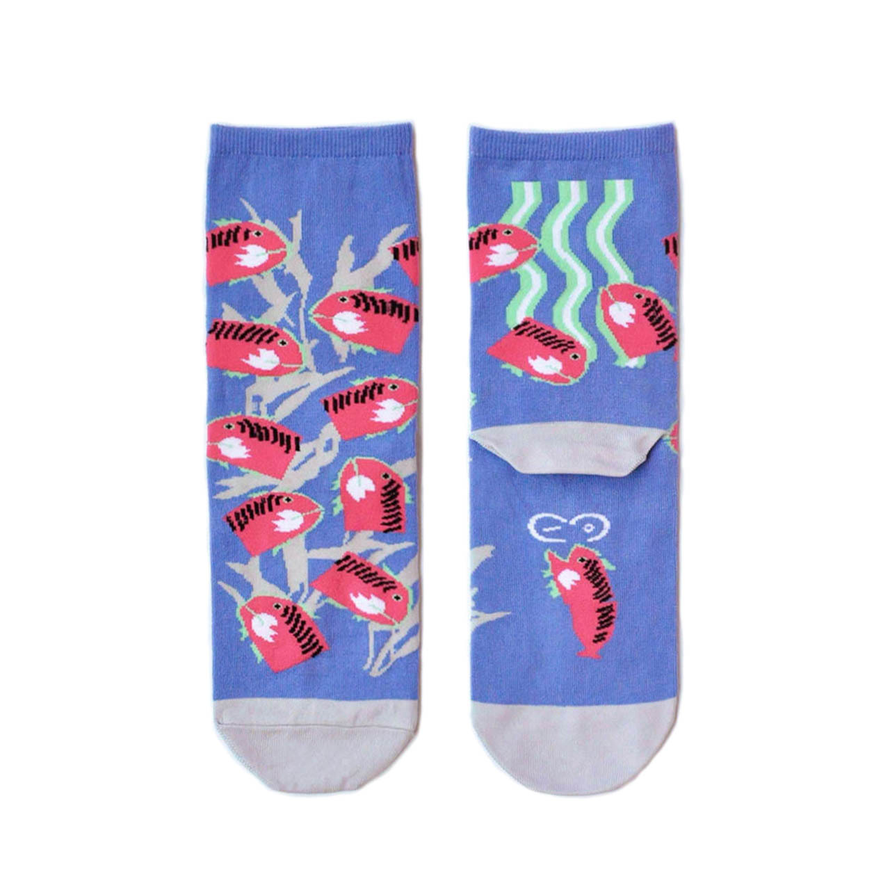 [Empty Cones] Happy Fish Year Casual Socks