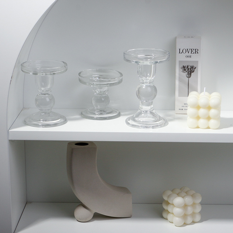 《1310》水晶玻璃蠟燭燭台