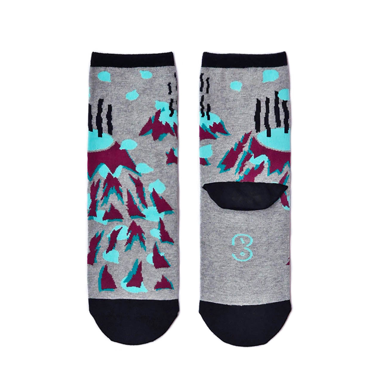 [Empty Cones] Volcano Ash Casual Socks