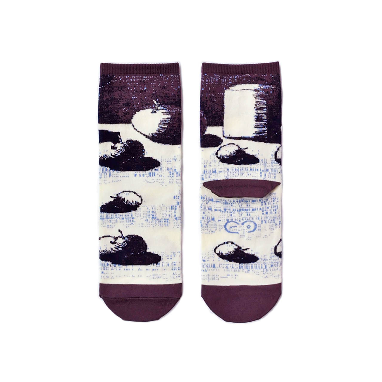 [Empty Cones] 50 Shades of Apple Casual Socks