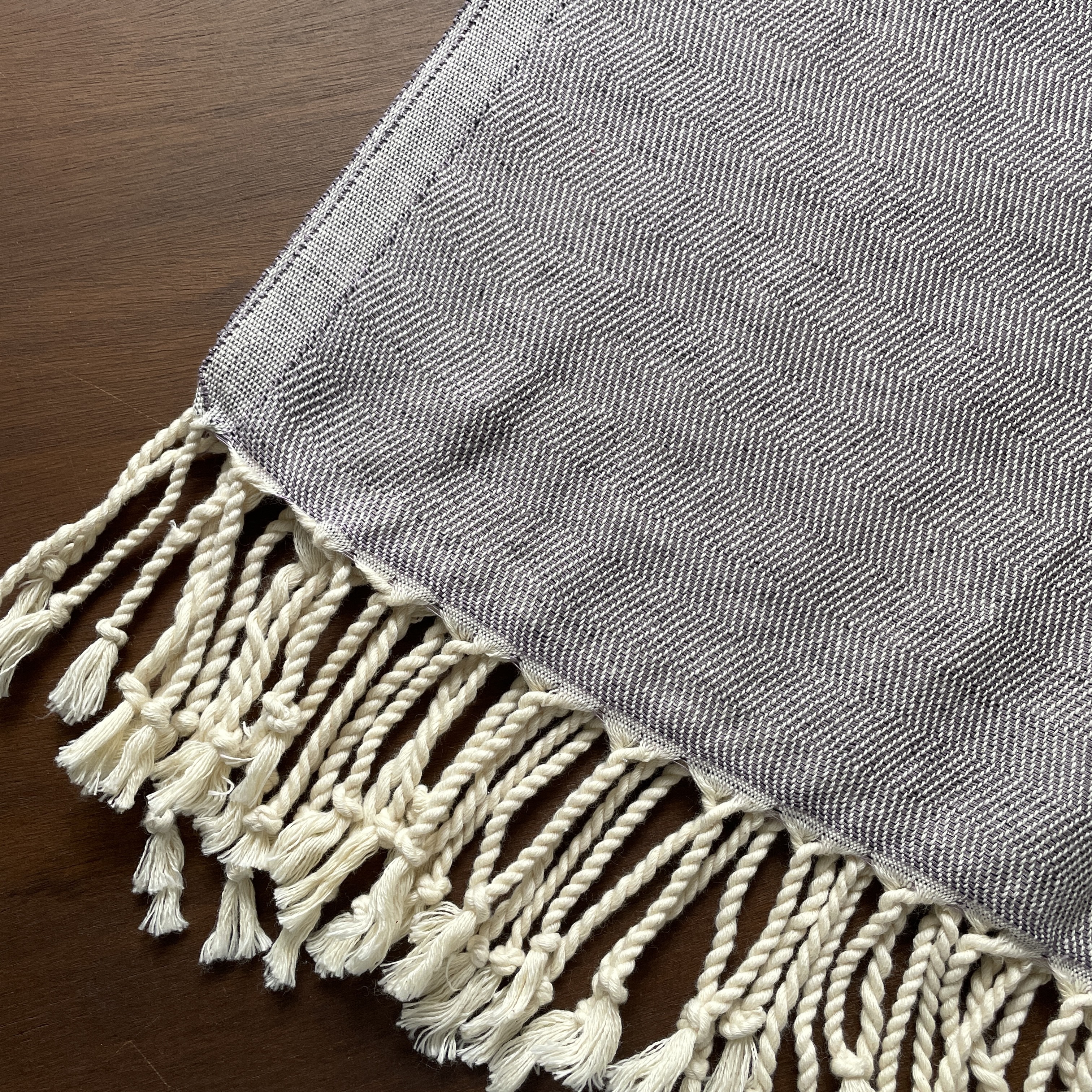 布爾丹手工織巾｜樸素 - 褐｜土耳其