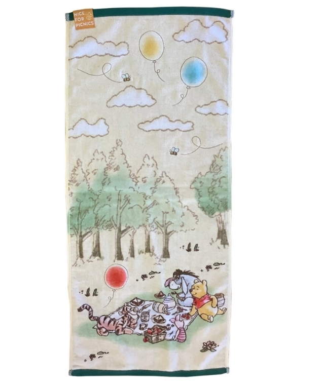 【現貨】日本迪士尼 維尼好友 抗菌除臭加工 小方巾/毛巾/小浴巾