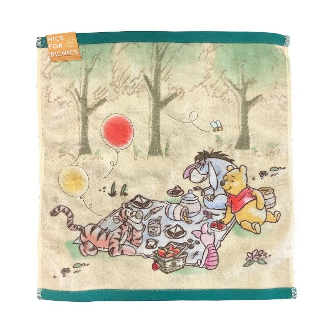 【現貨】日本迪士尼 維尼好友 抗菌除臭加工 小方巾/毛巾/小浴巾
