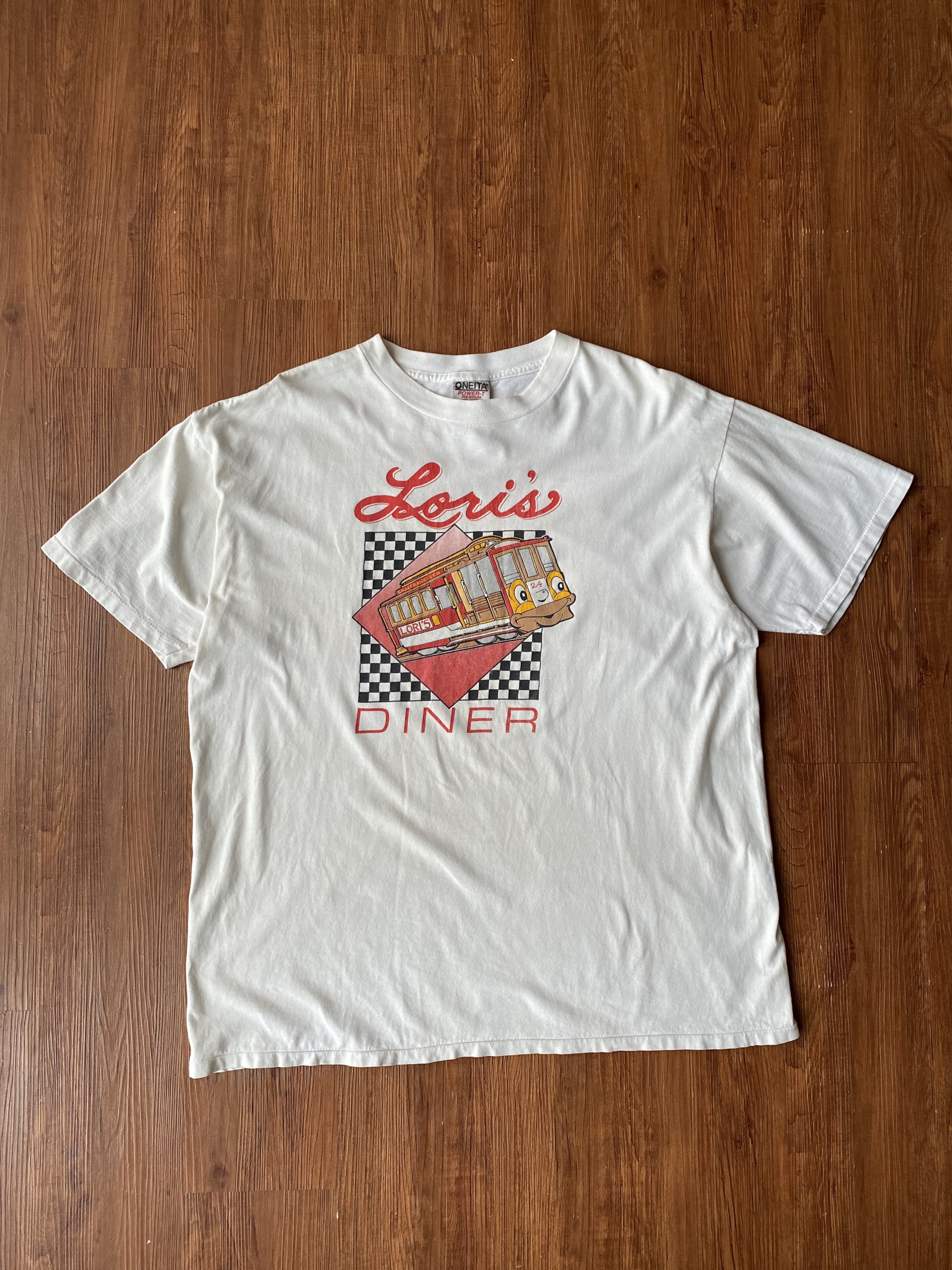 Vintage T-shirt / 古著舊金山Louise美式餐廳紀念短Ｔ