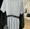 [S] KARL LAGERFELD T-SHIRT DRESS BRANDED ELASTIC,LIGHT BLUE, 23FW1317-LIGHT BLUE [FINAL SALE] (SKL633)