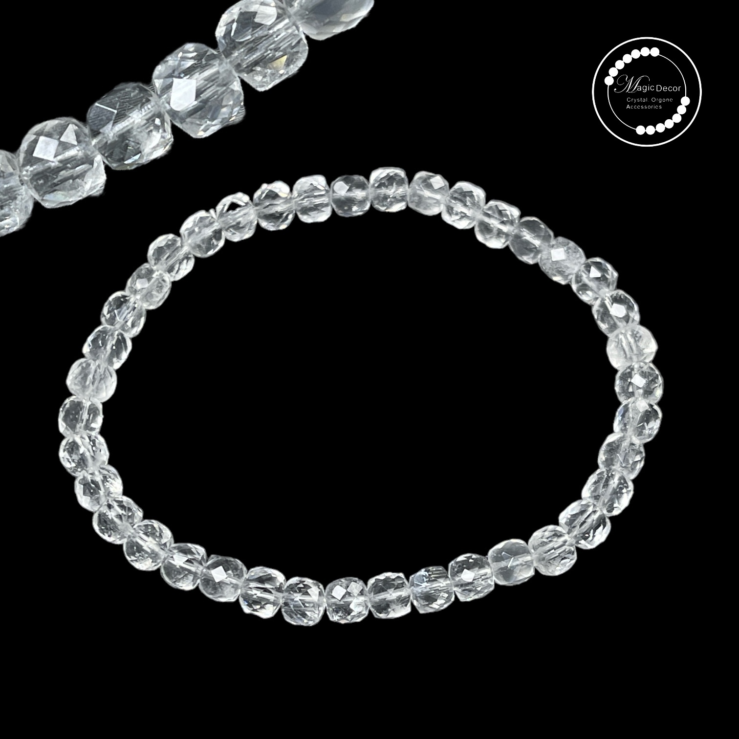 240509 C9 4mm++starcut方糖超淨體白水晶手串