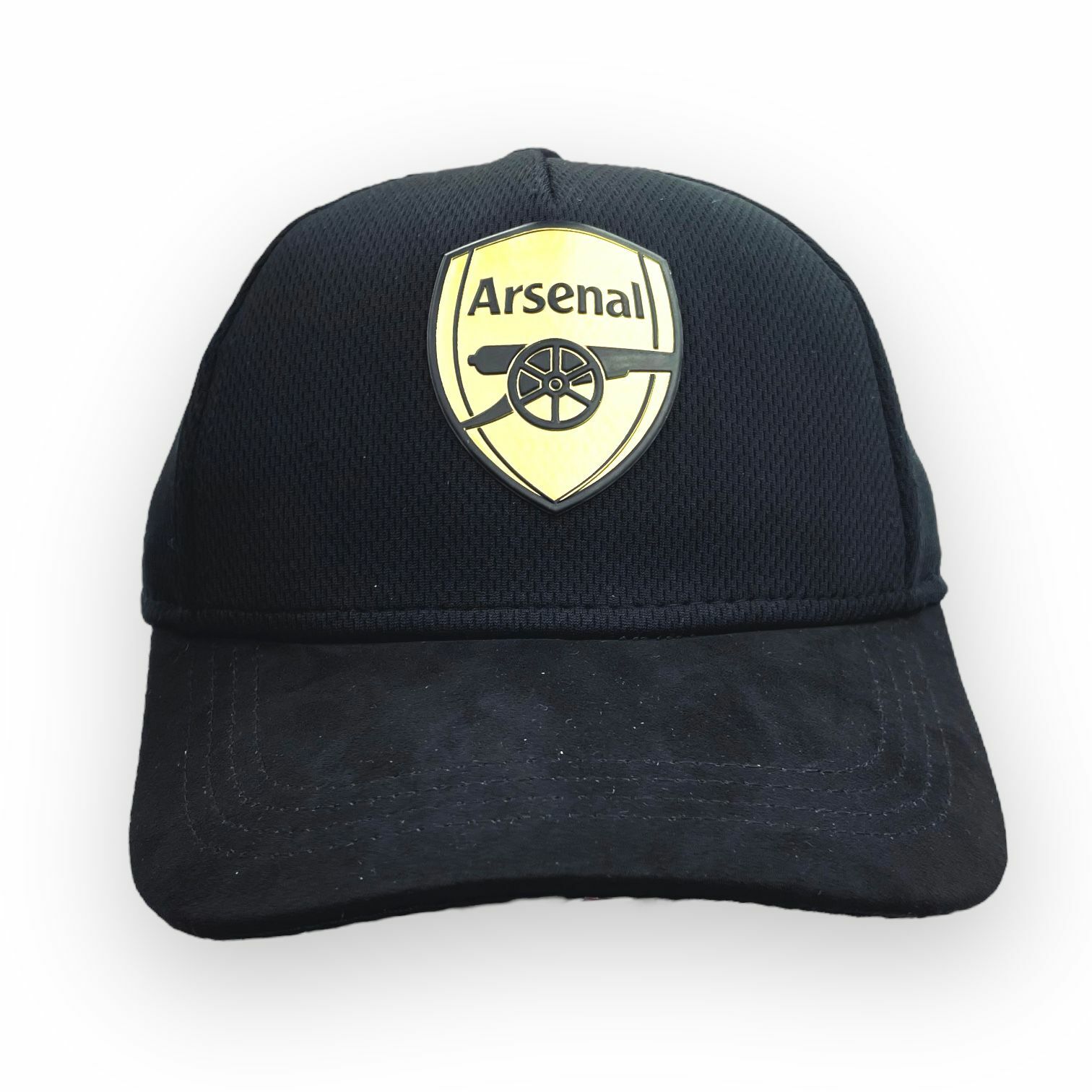 阿仙奴黑色金會徽棒球帽