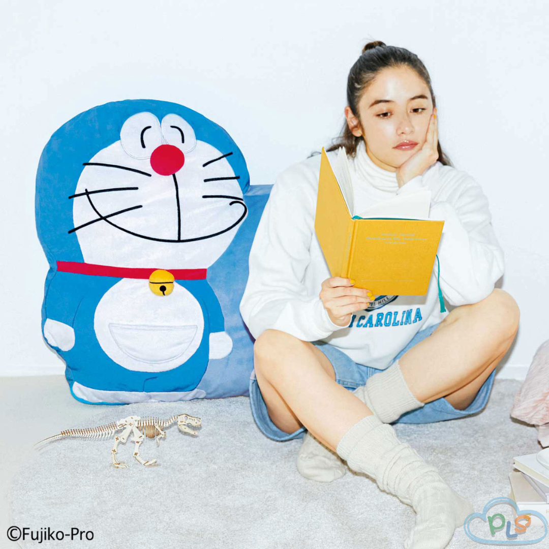 In stock Doraemon BIG Cushion Felissimo Doraemon at home, at night Series #20990