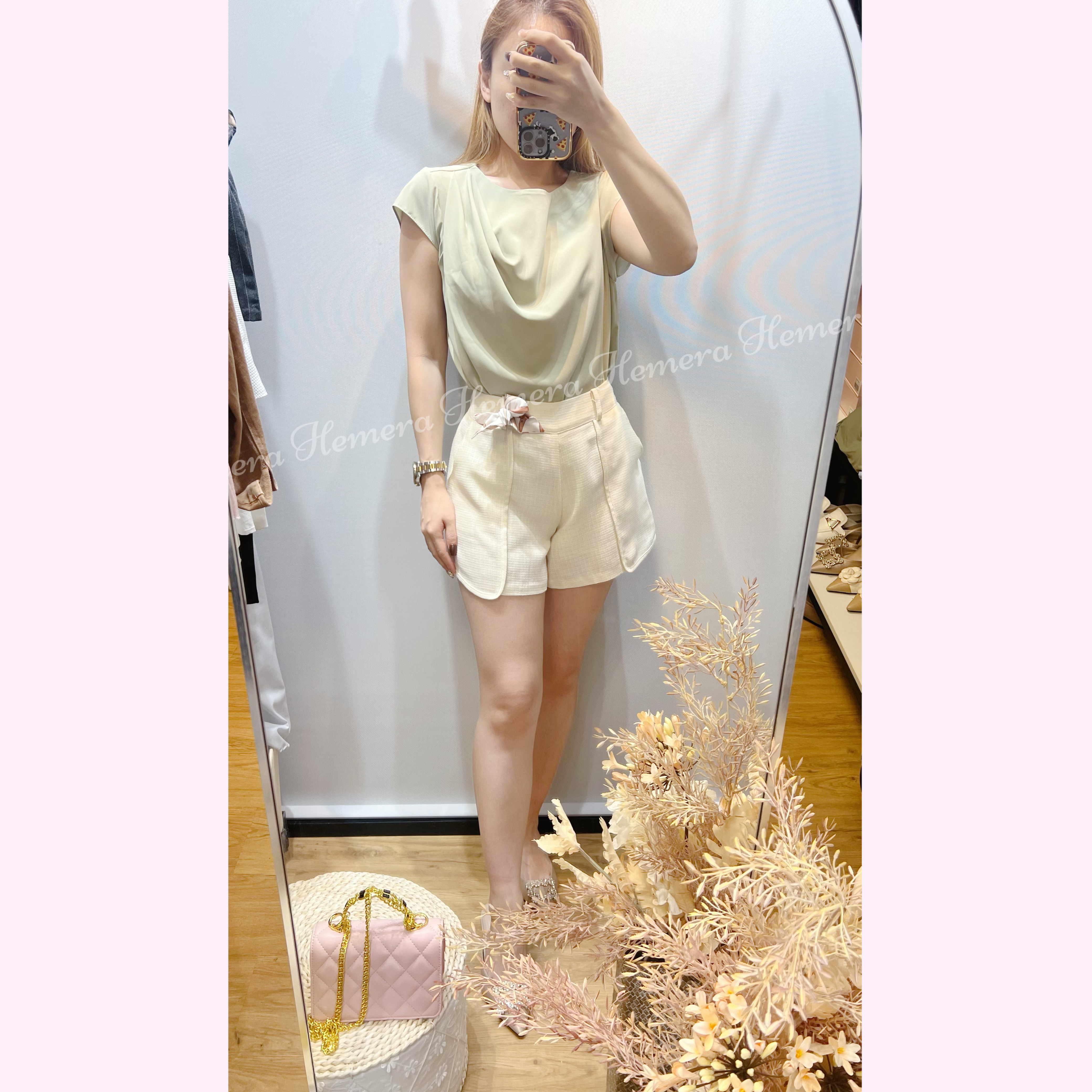 TP23W0625 飛飛袖雪紡上身