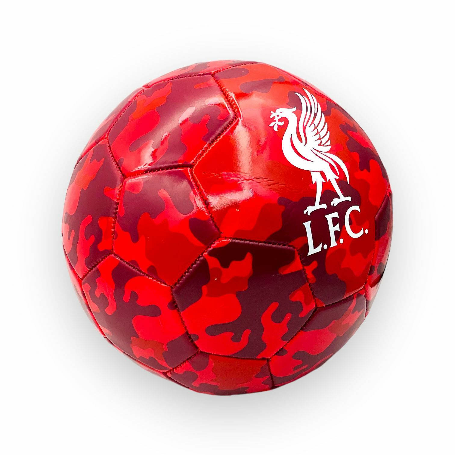 利物浦紅色迷彩花紋3號足球