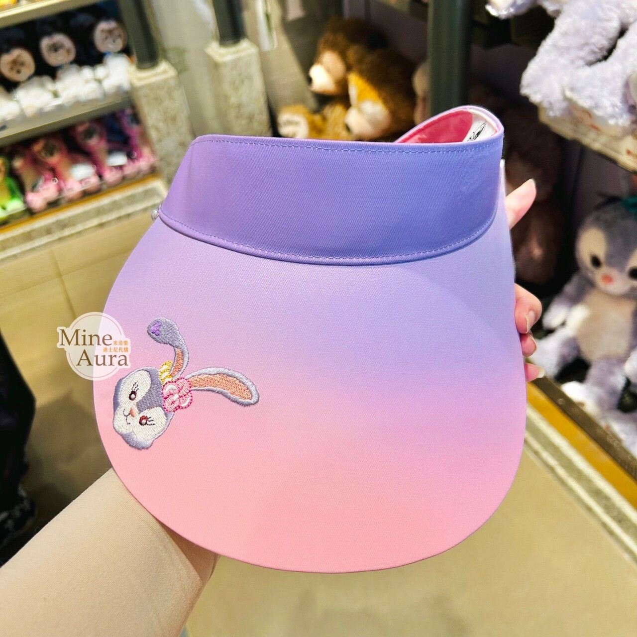 (限時特價) 夏日泡泡趴 達菲 Duffy 和朋友們系列 史黛拉露 星黛露 StellaLou 珍珠 漸層 蝴蝶結緞帶 遮陽帽 帽子 -上海迪士尼樂園