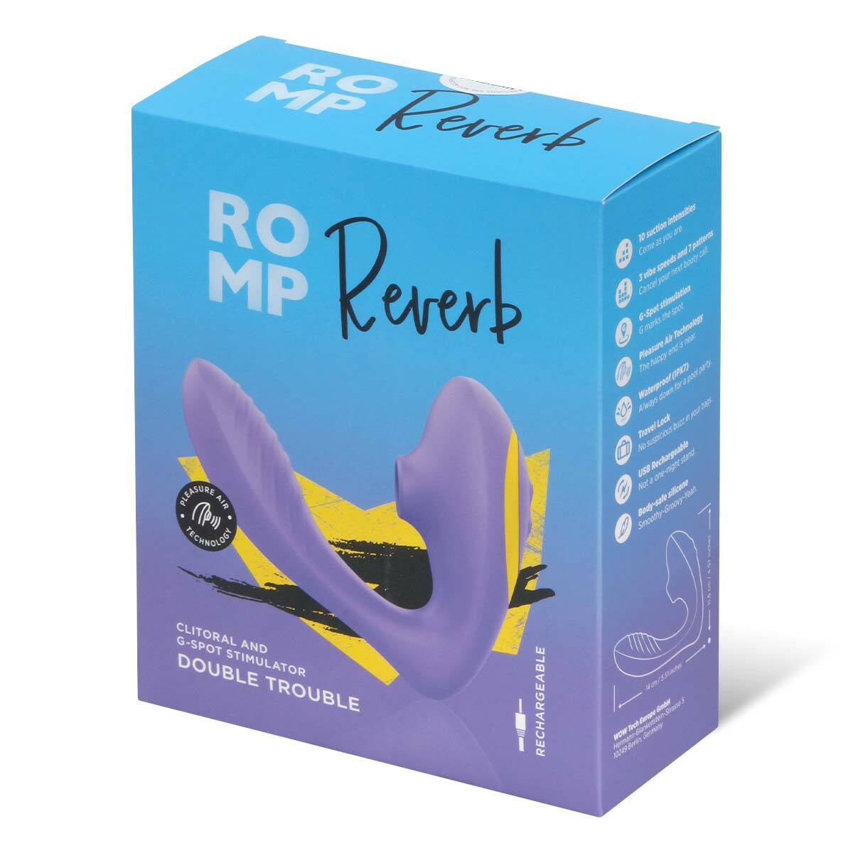 Romp Reverb 陰蒂吸啜與G點振動器 紫色