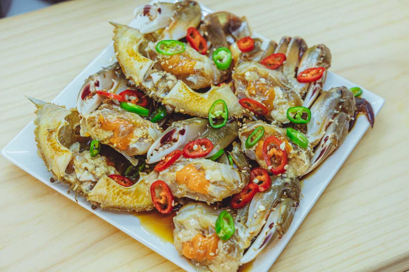 韓國 醬油蟹 約2~3隻 1.2KG (急凍 -18°C)