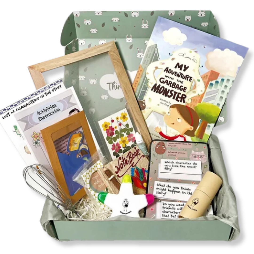 <<垃圾怪獸生氣了>> 繪本+手工套裝