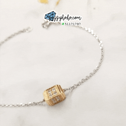 全新18K金33份鑽石手鍊