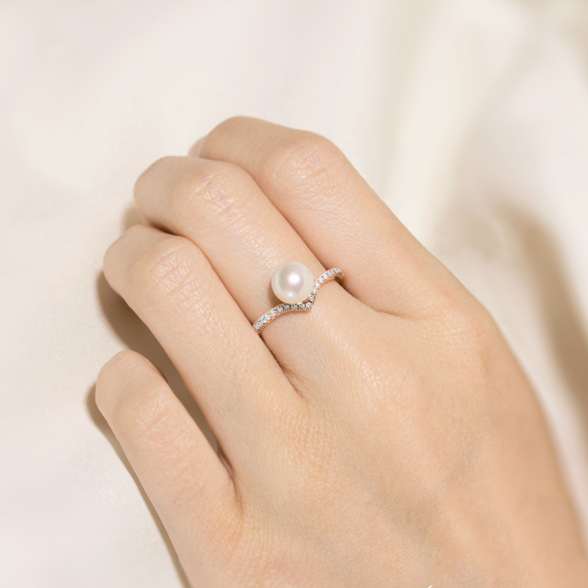 Elegant Lady 珍珠戒指