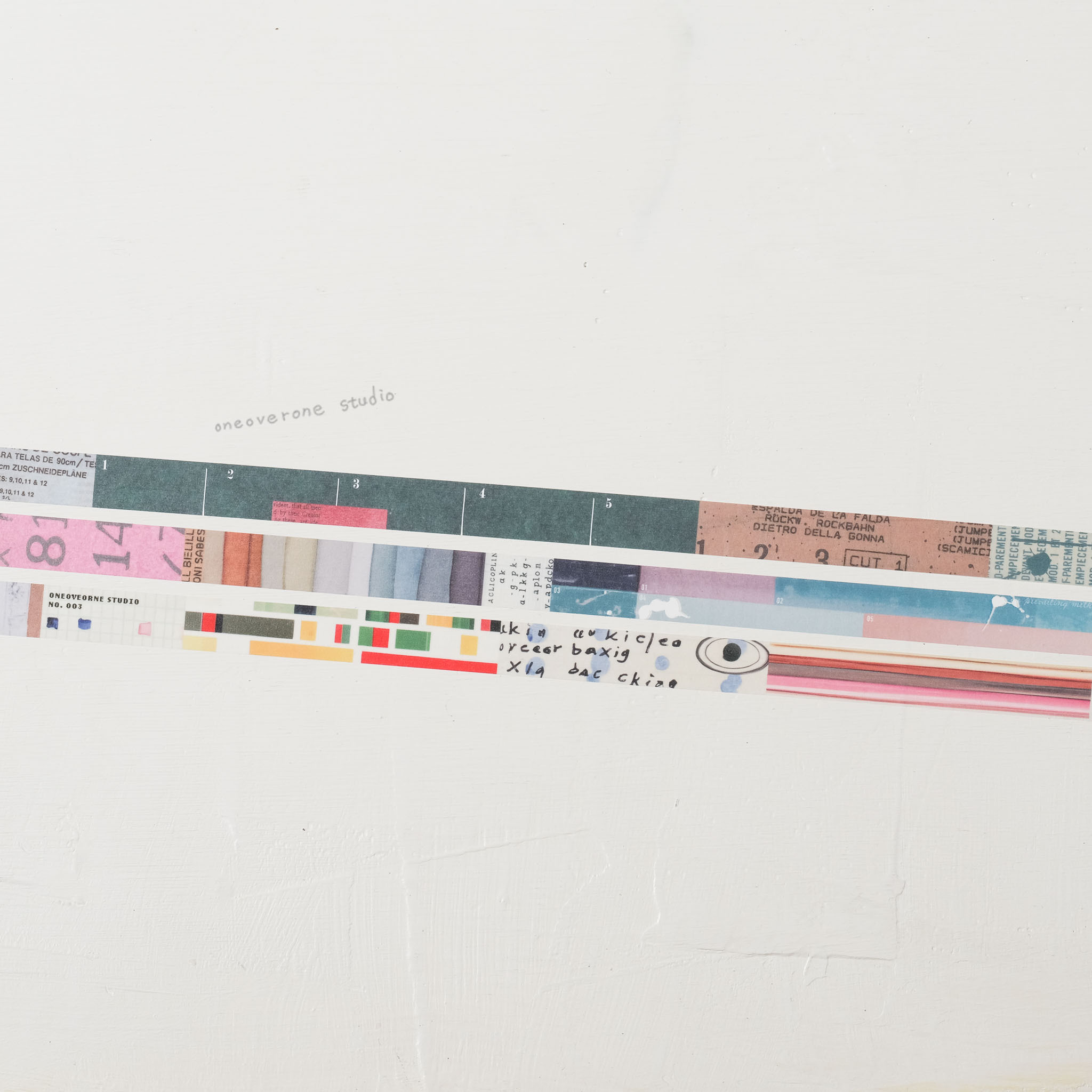 Collage Collage 1-3 紙膠帶/一分之一工作室/TAIWAN