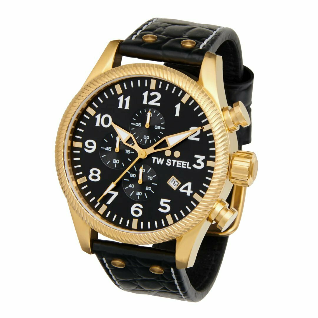 VOLANTE 系列｜金色黑面計時碼錶