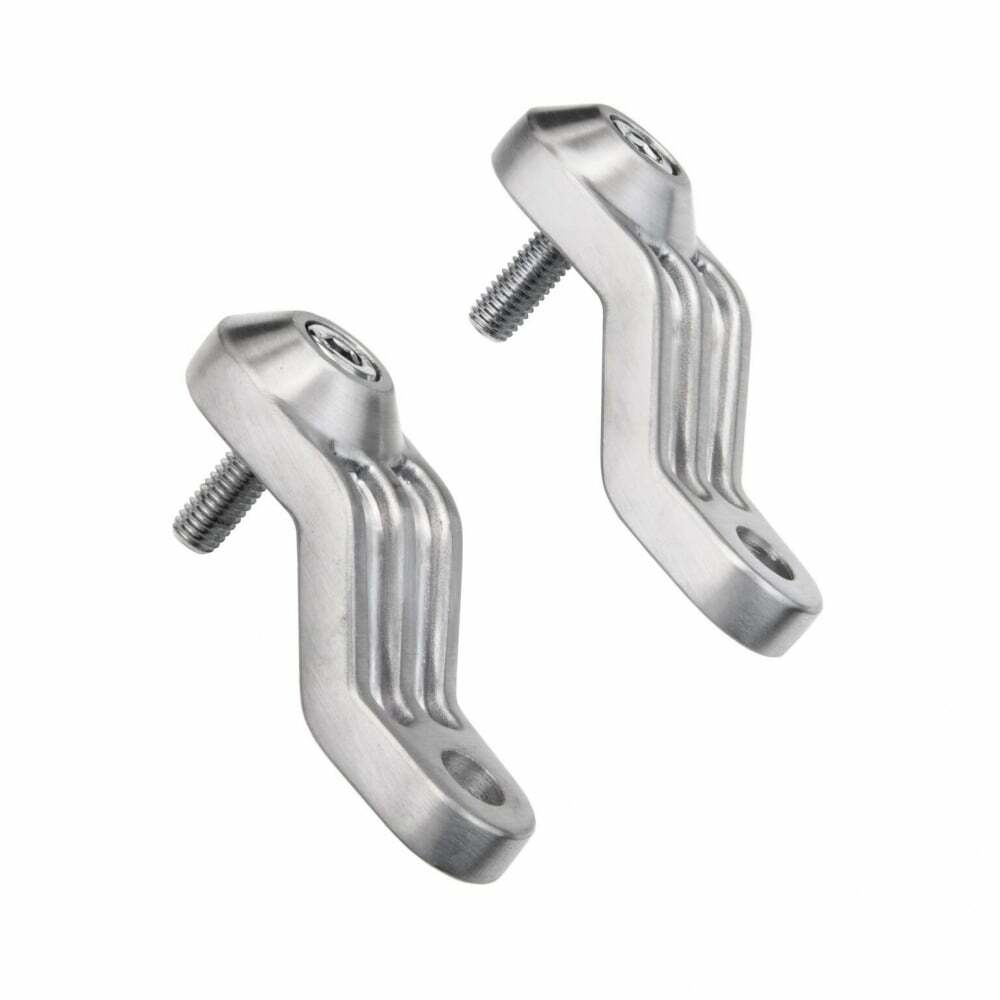 Motone 通用型 鑄造 方向燈 支架 鰭片 髮絲銀