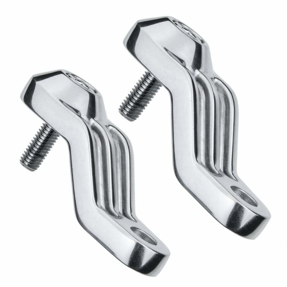 Motone 通用型 鑄造 方向燈 支架 鰭片 拋光銀