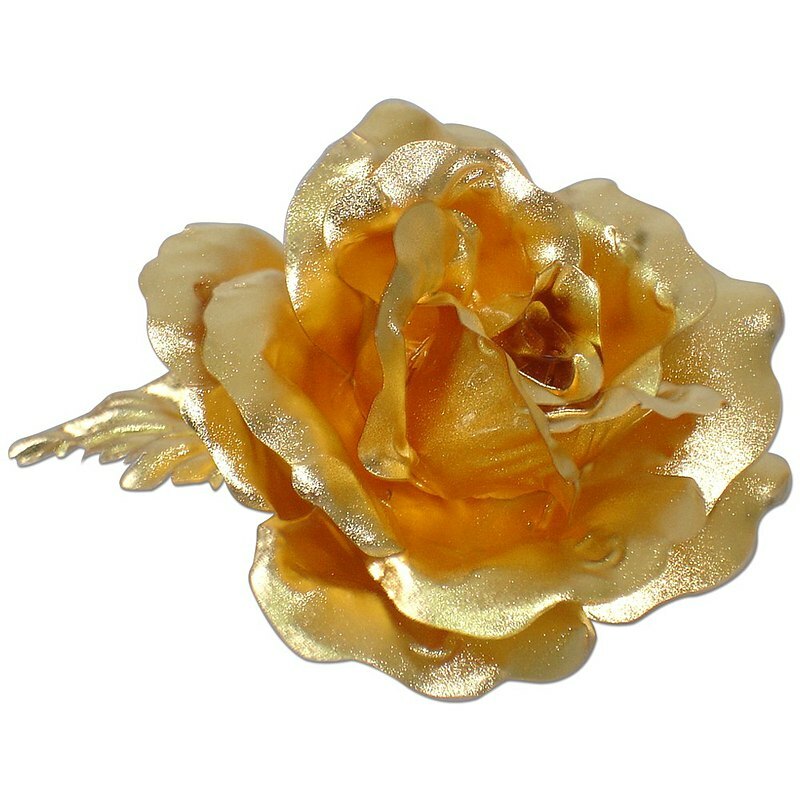 黃金玫瑰花_胸花│一份真情│一份永恆的愛│畢業謝師禮盒